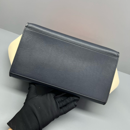 Celine Small Trapeze Calfskin Orange Black White