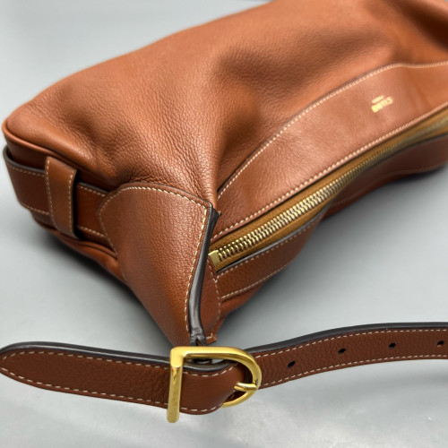 Celine Hobo Calfskin Tan