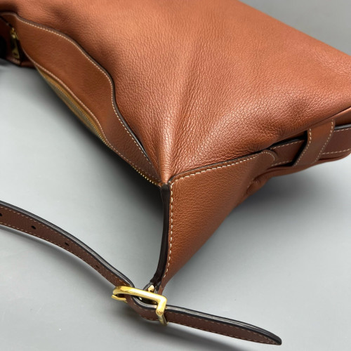 Celine Hobo Calfskin Tan