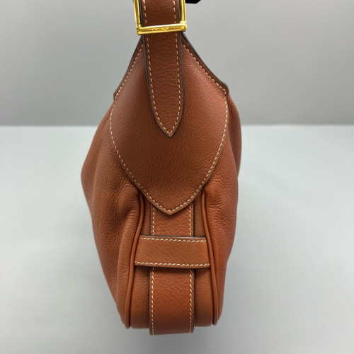 Celine Hobo Calfskin Tan