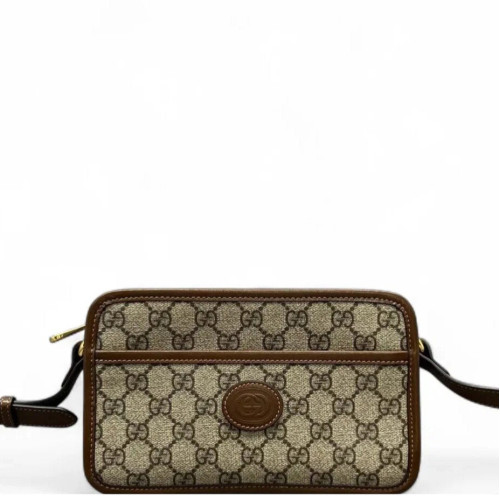 Gucci Camera Case GG Monogram Brown