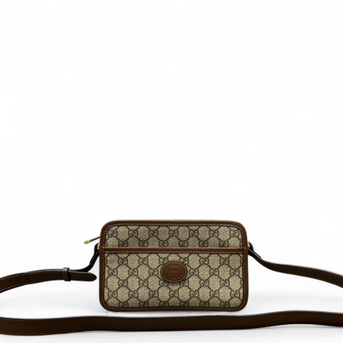 Gucci Camera Case GG Monogram Brown