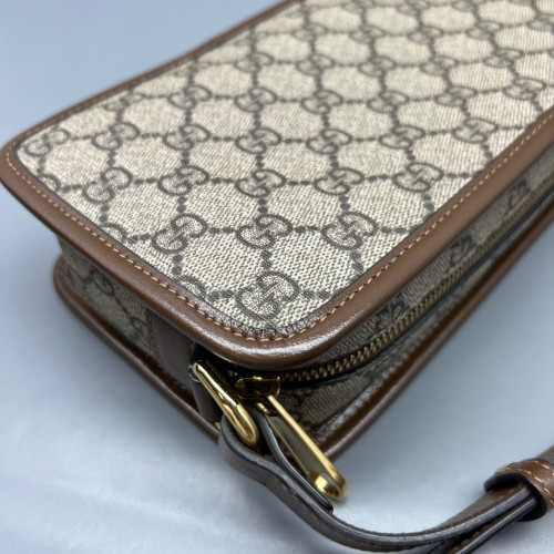 Gucci Camera Case GG Monogram Brown