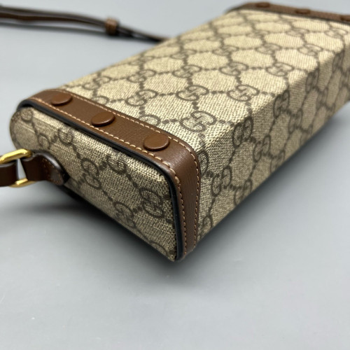 Gucci Phone Holder GG Monogram Brown