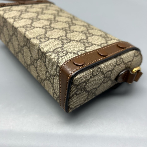 Gucci Phone Holder GG Monogram Brown