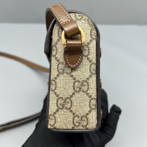 Gucci Phone Holder GG Monogram Brown