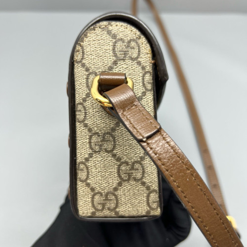 Gucci Phone Holder GG Monogram Brown