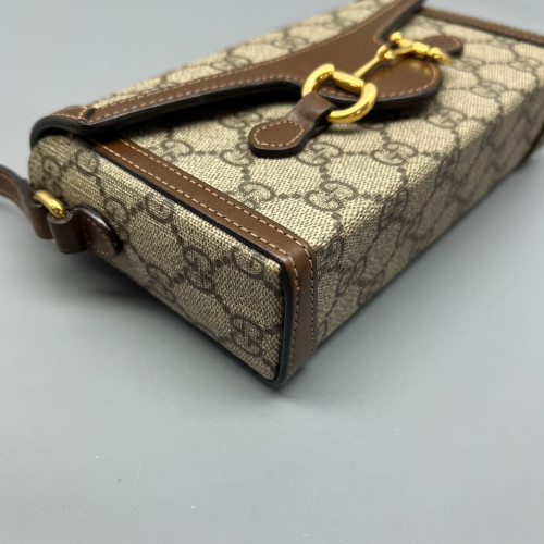 Gucci Phone Holder GG Monogram Brown
