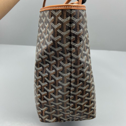 Goyard Anjou PM Goyardine Brown Black Goyard Anjou PM Goyardine Brown Black