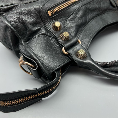 Balenciaga Medium City Arena Lambskin Black