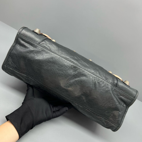 Balenciaga Medium City Arena Lambskin Black