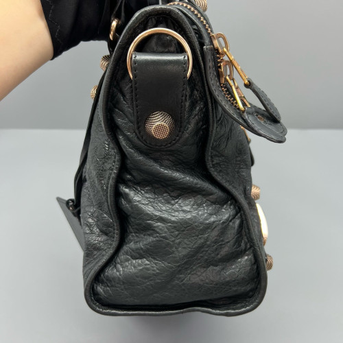 Balenciaga Medium City Arena Lambskin Black
