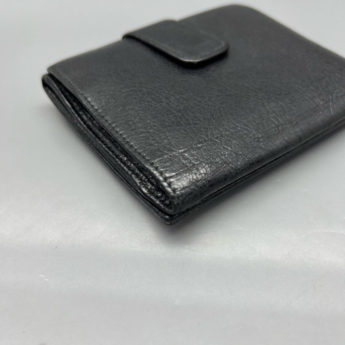 Balenciaga Compact Wallet Arena Lambskin Black