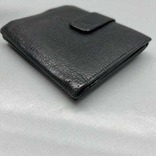 Balenciaga Compact Wallet Arena Lambskin Black