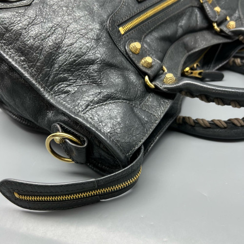 Balenciaga Medium City Arena Lambskin Grey Balenciaga Medium City Arena Lambskin Grey