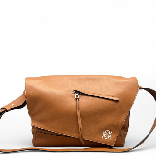 Loewe Messenger Calfskin Tan