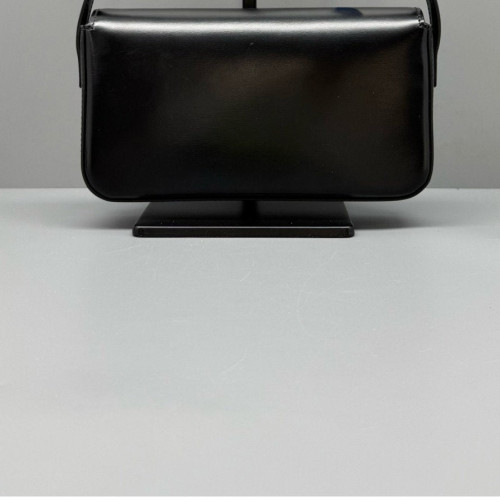 Celine Triomphe Medium Tilly Triomphe Shoulder Bag Calfskin Black