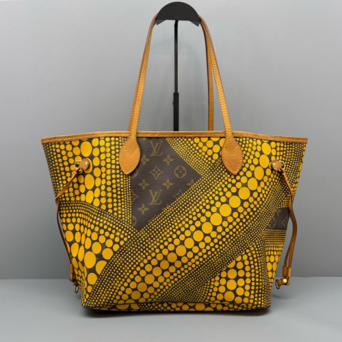 Louis Vuitton Neverfull MM Monogram Yellow Brown