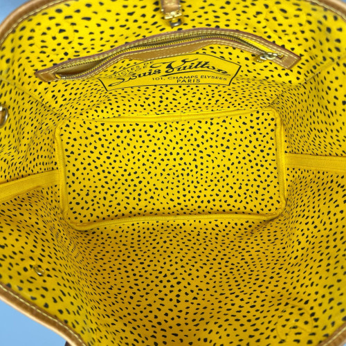Louis Vuitton Neverfull MM Monogram Yellow Brown