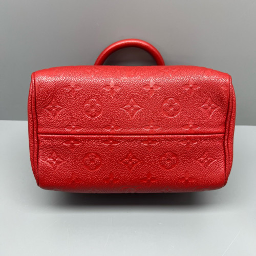 Louis Vuitton Speedy 20 Grained Calfskin Red