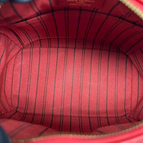 Louis Vuitton Speedy 20 Grained Calfskin Red