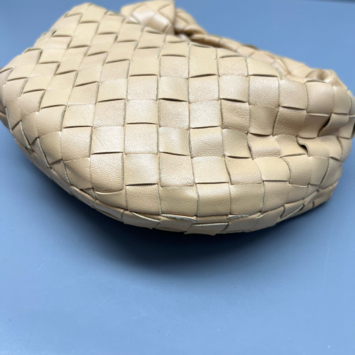 Bottega Veneta Mini Jodie Calfskin Intrecciato Natural Tan
