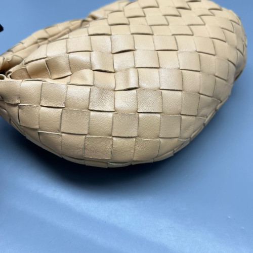 Bottega Veneta Mini Jodie Calfskin Intrecciato Natural Tan