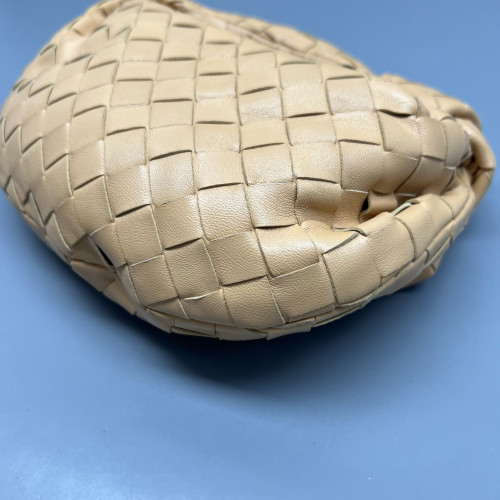 Bottega Veneta Mini Jodie Calfskin Intrecciato Natural Tan