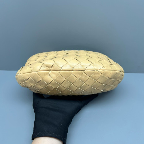 Bottega Veneta Mini Jodie Calfskin Intrecciato Natural Tan