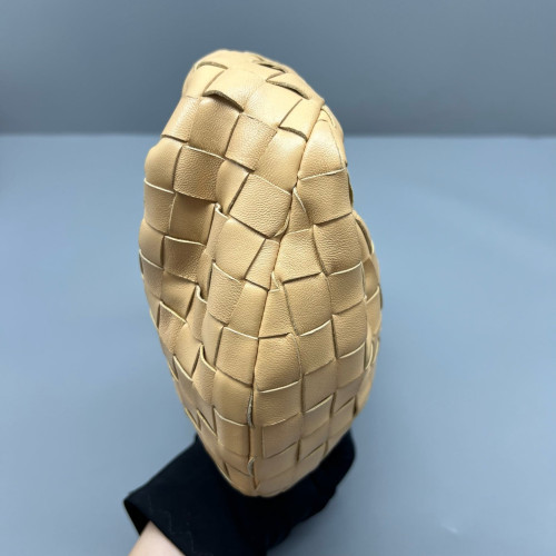 Bottega Veneta Mini Jodie Calfskin Intrecciato Natural Tan