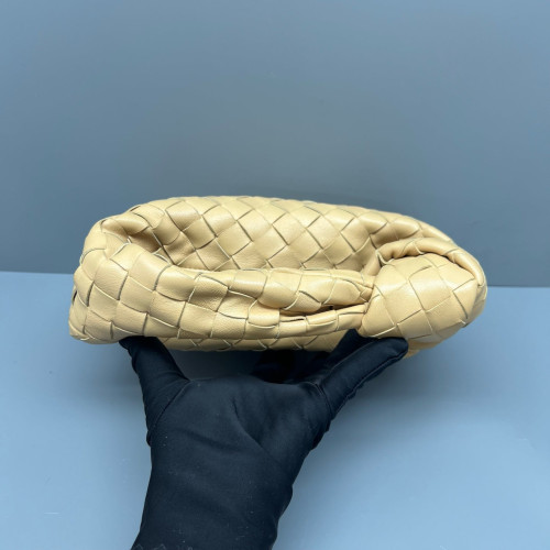 Bottega Veneta Mini Jodie Calfskin Intrecciato Natural Tan
