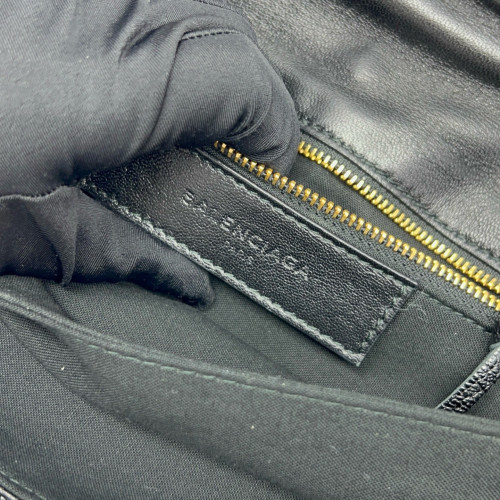 Balenciaga Giant 12 Envelope Clutch Arena Lambskin Black