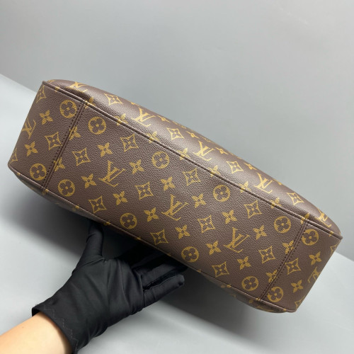 Louis Vuitton Slouchy Hobo MM Monogram Brown