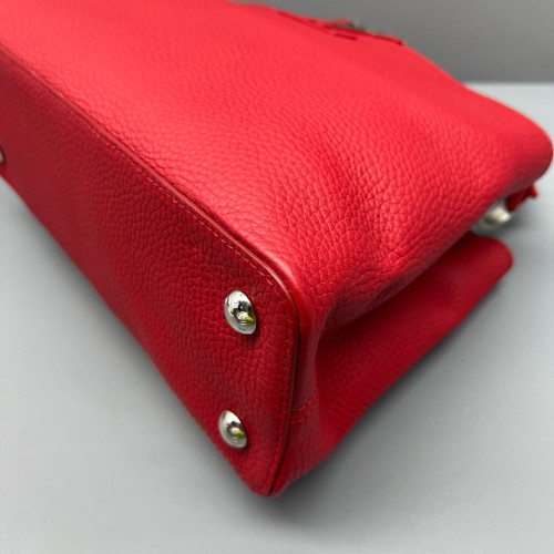 Louis Vuitton Capucines PM Calfskin Red