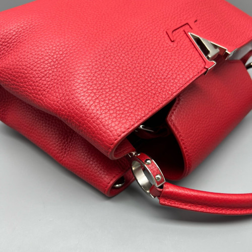 Louis Vuitton Capucines PM Calfskin Red
