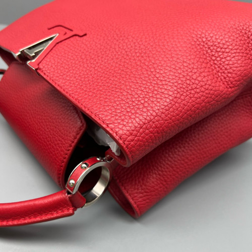 Louis Vuitton Capucines PM Calfskin Red