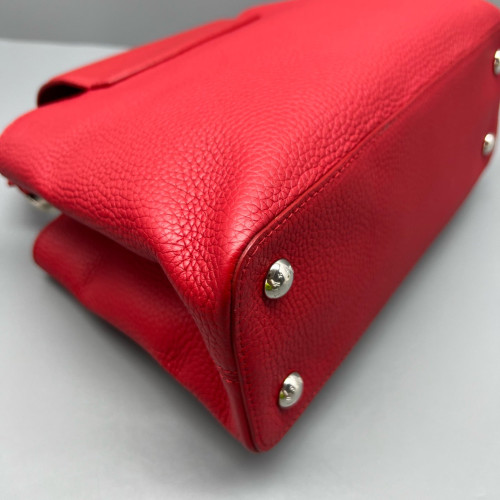 Louis Vuitton Capucines PM Calfskin Red