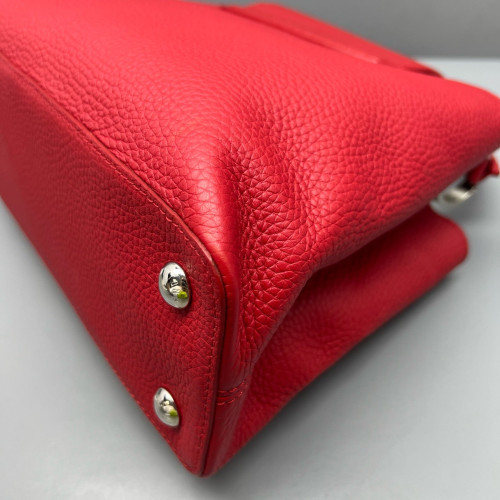 Louis Vuitton Capucines PM Calfskin Red