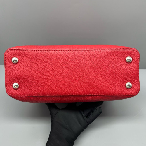 Louis Vuitton Capucines PM Calfskin Red