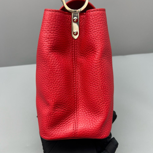 Louis Vuitton Capucines PM Calfskin Red