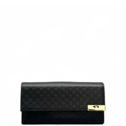 Gucci Wallet On Chain WOC Guccissima Black