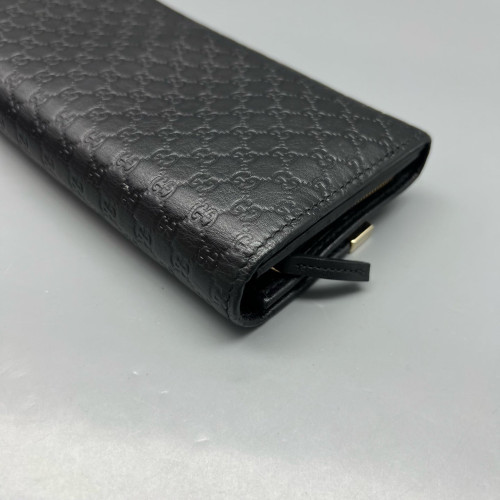 Gucci Wallet On Chain WOC Guccissima Black
