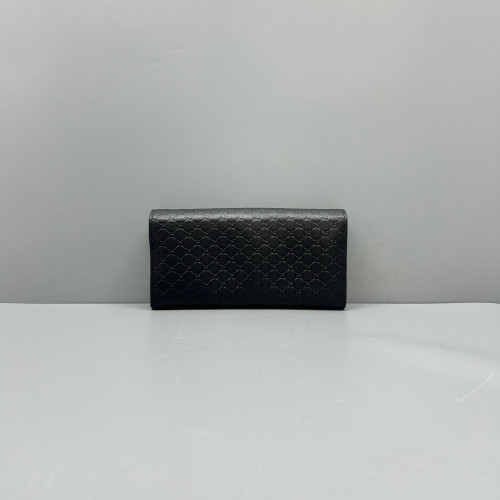 Gucci Wallet On Chain WOC Guccissima Black