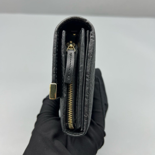 Gucci Wallet On Chain WOC Guccissima Black