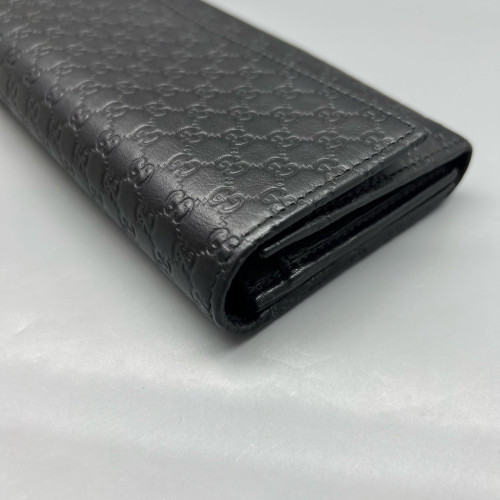 Gucci Wallet On Chain WOC Guccissima Black