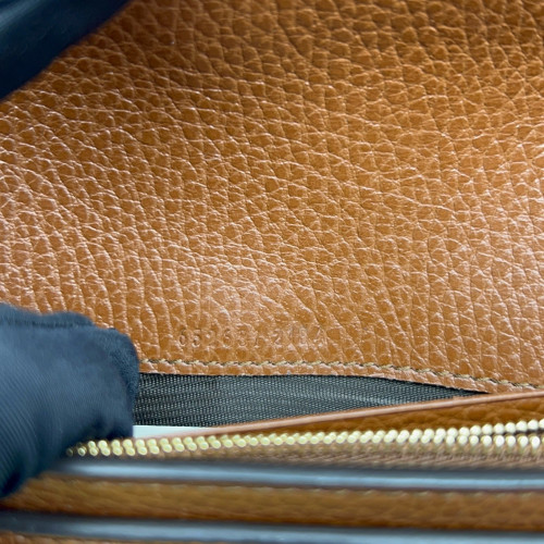 Gucci Wallet On Chain WOC Denim Blue Brown