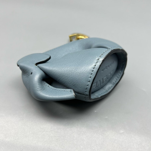 Loewe Elephant Key Pouch Calfskin Dusty Blue