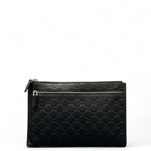 Gucci Clutch Guccissima Black