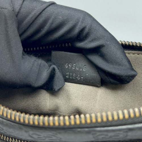 Gucci Clutch Guccissima Black