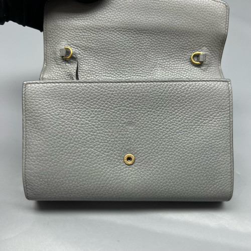 Gucci GG Marmont Chain Wallet Vitello Phenix Grey Gucci GG Marmont Chain Wallet Vitello Phenix Grey